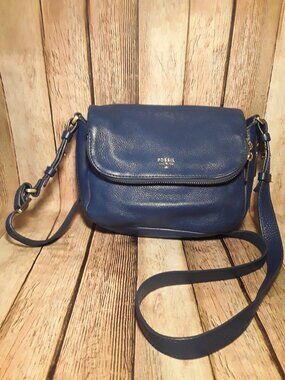 Fossil Royal Blue Crossbody Bag